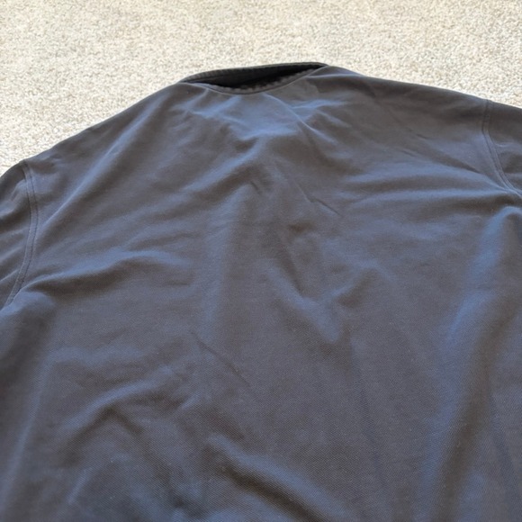 Greyson Polo Shirt Mens Medium Charcoal Gray Golf Short Sleeve Preppy Athleisure - Picture 10 of 11